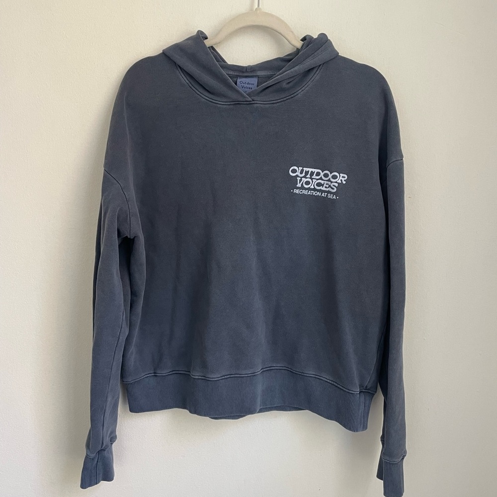 Outdoor voices organic cotton hoodie
